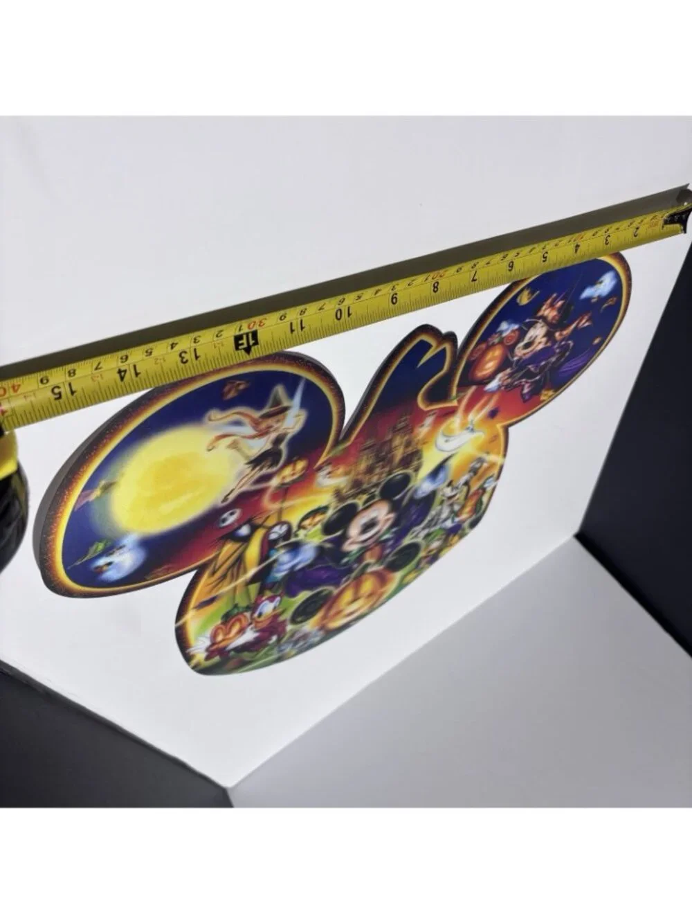 3 Vintage Disney Mickey Halloween Lenticular 3D Holographic Vinyl Placemats.